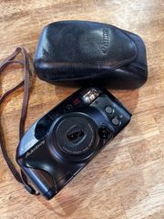 ジャンク品　canon autoboy フィルムカメラ　ケース付き
