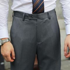 新品未使用バーニーズ別注/春夏ストレッチドレスパンツ/イタリア製 