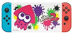 【中古-非常に良い】Nintendo Switch専用スタンド付きカバー スプラトゥーン2イカ
