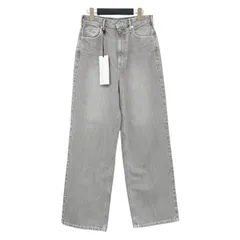 【美品】upper hights アッパー ハイツ IENA 別注 25春夏 グレー HAZEL サイズ:24(M) / ニース ハイライズ ストレート デニム パンツ / THE NIECE / 日本製 / ボトムス ズボン【レディース】【中古】