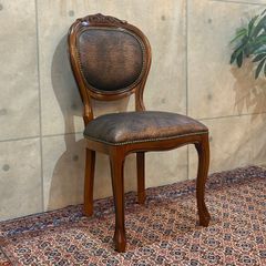 コスガ ヴィンテージ ダイニングチェア4脚/ベルベット素材 ラタン 木製 鋲打 コスガ ヴィンテージ ダイニングチェア4脚/ベルベット素材 ラタン 木製