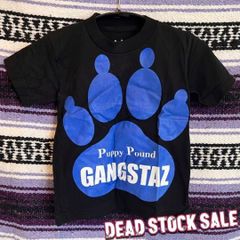 デッドストック アメリカ製 DPG Puppy Pound GANGSTAZ キッズ Ｔシャツ DPG Stamp ブラック MADE IN USA