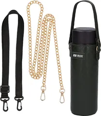 Riotona 水筒カバー 水筒ケース ペットボトルホルダー ペットボトルカバー 3種類のベルトを付け替え( ディープグリーン)