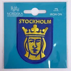 スウェーデン アイロンワッペン ストックホルム 北欧雑貨