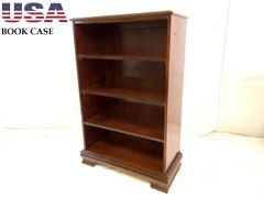 【アメリカ家具】☆本棚 4段 ブックシェルフ ブックケース オープンラック アンティーク ビンテージ アメリカ家具(240)☆AE2IK-2