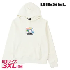 新品・未使用 ディーゼル DIESEL [3XLサイズ相当] プルオーバースウェットパーカー メンズ フォトプリント デジタルプリント 長袖 S-GINN-HOOD-E6
