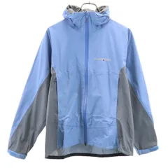 mont-bell モンベル レインジャケット L ブルー系 収納袋付き レディース 古着