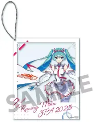 【中古】キーホルダー レーシングミク SPA 2025 キービジュアル1 Ver. ポラロイド風アクリルキーホルダー 「初音ミク GTプロジェクト」