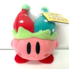 M0620E レア 希少 当時物 星のカービィ ボールチェーン ぬいぐるみ おもちゃ屋ガングのカービィぬいぐるみ バンプレスト 非売品 とるとるキャッチャー Nintendo ゲーム キャラクター カービー タグ付き