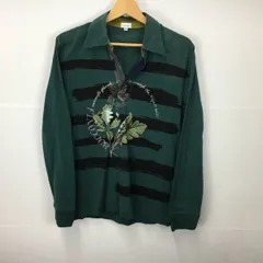 Paul Smith ポールスミス ロングスリーブポロシャツ M グリーン 
