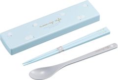 オーエスケー OSK シマエナガ 引フタコンビ 箸＆スプーンセット 抗菌 鳥 アニマル 動物 お弁当 ランチ SEN CT-27