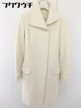 ■ ◎ qualite カリテ 長袖 コート オフホワイト レディース  【1111160003967】