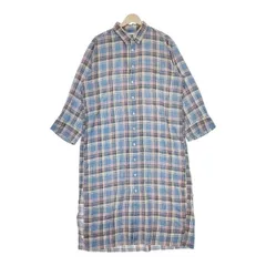 JOURNAL STANDARD TCチェックシャツワンピース ポリエステルコットン ワンピース ブルー レッド レディース ジャーナルスタンダード【中古】5-0126M∞