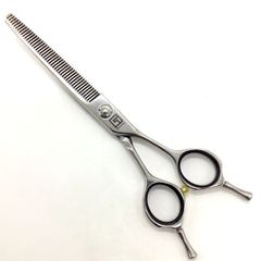 【SVANS.スバンス】SICKLE-4カーブ トリミングシザー メガネ 右利き トリマー ペット 6.5インチ 中古 sc1896