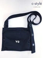 ヨウジヤマモト　ショルダーバッグ　ノベルティ　ブラック ショルダーバッグ Yohji Yamamoto - ヨウジヤマモト ノベルティ レザーショルダー