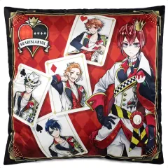 【中古】クッション・抱き枕・本体 ハーツラビュル寮 メガジャンボクッションVol.1 ハーツラビュル寮/サバナクロー寮 「ディズニー ツイステッドワンダーランド」