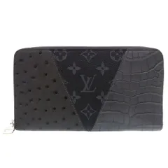 完売品!!! 極美品✨ ルイヴィトン 長財布 ヴェルティカル クロコダイル 黒 LOUIS VUITTON / LVヴェルティカルウォレット クロコ 長財布