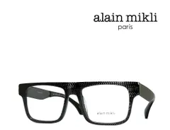 【alain mikli】 アランミクリ メガネフレーム 　A03506　004　ブラック・クリア・グレー　アジアンフィツト　国内正規品