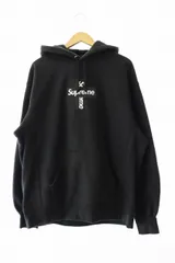シュプリーム SUPREME 20AW Cross Box Logo Hooded Sweatshirt クロス ボックス ロゴ フーデッド スウェットシャツ パーカー L 黒 ブラック ブランド古着ベクトル 中古 ☆AA★ 250517