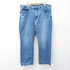 W38/古着 リーバイス Levis 514 ジーンズ メンズ ヒゲ 紺 ネイビー デニム 25oct02 中古 ボトムス ジーパン Gパン ロング パンツ