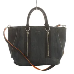 ディーゼル DIESEL DE-MISFYLOVE MISFYLOVE TOTE トートバッグ ショルダーバッグ 2way デニム レザー 斜め掛け ロゴ金具 青 インディゴブルー /IR ■GY17