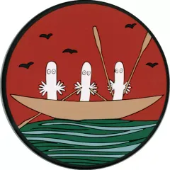 【中古】マグカップ・湯のみ ニョロニョロ ラバーコースター 「一番くじ ムーミン～Relaxing Picnic Time～」 E賞