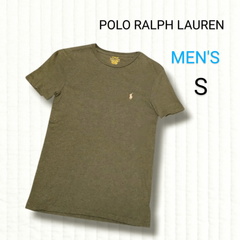 【ラルフローレン】美品 ラルフ カーキ メンズ S Tシャツ    RALPH LAUREN 半袖 S ラルフ POLO   ポニー