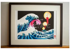 絵画原画ニューワールドオーダーmicchan作