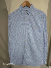 ポロ Ralph Lauren(ラルフローレン) ギンガムチェック オックスフォード シャツ M 正規品