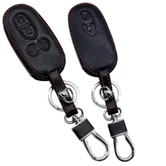 スズキ 牛本革 レザー ソフト スマートキーケース キーカバー エブリイワゴン ワゴンR パレット MRワゴン アルトワークス アルト スペーシア ハスラー ソリオ デリカD2 フレアワゴン フレアクロスオーバー キャロル モコ アクセサリー キーホルダー