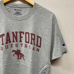 古着　L　champion　チャンピオン　Tシャツ　グレー　霜降り