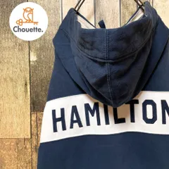 《90年代当時物》チャンピオン Champion 白☆プルオーバーパーカー M 刺繍ロゴ 全刺繍 デカロゴ ビッグロゴ ワンポイントロゴ スリーブロゴ 太ボーダー柄 ハミルトン大学 90's 90s ホワイト h296