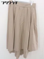 ◇ Spick and Span Noble スピックアンドスパンノーブル 膝下丈 フレア スカート サイズ40 ベージュ レディース  【中古】 【1201110005247】