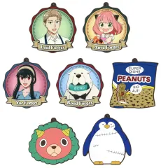 【中古】コースター 全7種セット ラバーコースター 「一番くじ SPY×FAMILY-Care for another?-」 G賞