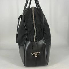 PRADA】ビジネスバッグ ブラック ナイロン 三角ロゴプレート 自立 A4