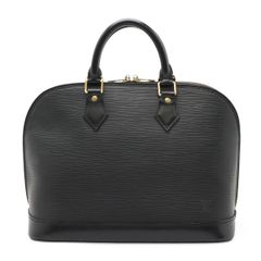 LOUIS VUITTON ルイ ヴィトン エピ アルマ ハンドバッグ レザー ノワール 黒 ブラック ゴールド金具 M52142