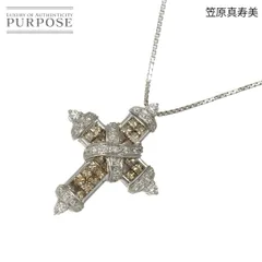 笠原真寿美 Masumi Kasahara ダイヤ ネックレス 50cm K18 WG ホワイトゴールド 750 Diamond Necklace 90285829