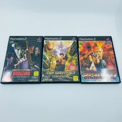 PS2 GUNSURVIVOR ガンサバイバー 2 3 4 BIOHAZARD コードベロニカ バイオハザード DINOCRISIS ディノクライシス　BIOHAZARD　HEROES NEVER DIE ヒーローズネバーダイ