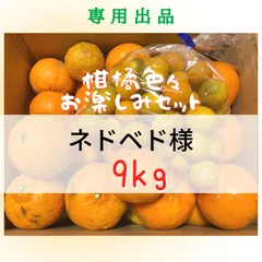 ネドベド様専用・柑橘色々お楽しみセット・9キロ