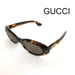 極美品 GUCCI グッチ べっ甲柄 ウェリントン サングラス GG柄 GUCCI グッチ べっ甲柄 サングラス GG 1614/S 6ZD 48□23