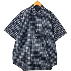 古着 ラルフローレン Ralph Lauren BLAKE 半袖 ボタンダウン チェックシャツ メンズXL相当/eaa550508