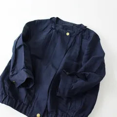 MACKINTOSH PHILOSOPHY マッキントッシュフィロソフィー フリルネックブルゾン 36/ネイビー ジャケット【2400013296762】のサムネイル