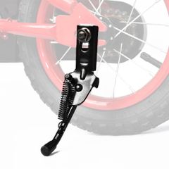 【特価商品】自転車スタンド 炭素鋼 補佐輪取り換え 片足 12/14/16/18インチ車輪対応 キックスタンド 子供用自転車適用 自転車サイドスタンド OIENNI