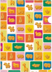 【中古】クリアファイル ビスケット柄 A4クリアファイル 「たべっ子どうぶつ THE MOVIE」