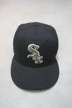 定番 Newera 59FIFTY Botanical シカゴ ホワイトソックス ニューエラ ベース ボール キャップ 帽子 Sox 刺繍 黒 1114O★4