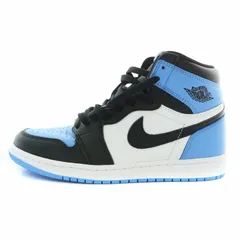 ナイキ NIKE Air Jordan 1 Retro High OG University Blue UNC Toe スニーカー レザー ハイカット US8.5 26.5cm 青 白 黒 DZ5485-400