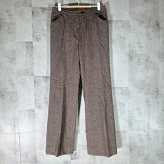 ジャンニロジュディチェ GIANNI Lo GIUDICE スラックス 【40】 ブラウン 茶 フルレングス カジュアル 秋 冬