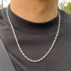 アンカーチェーンネックレス  メンズ レディース ネックレス 船 鎖 トレンド 2025 ワンポイント 錆びにくい シンプル ペア プレゼントに カジュアル きれいめ ストリートファッション 対応 男性 女性 人気 アクセサリー 留め具付き シンプル