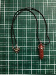 ゴールドサンドストーン　ネックレス　レディース　メンズ
