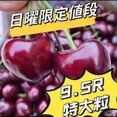 9.5R特大粒‼️アメリカンチェリーさくらんぼ　箱1kg